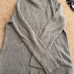 Express Gray Knit Sweater